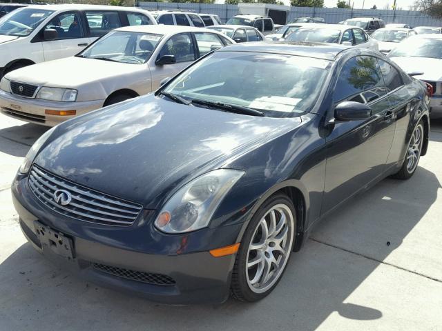 JNKCV54E55M424516 - 2005 INFINITI G35 BLACK photo 2