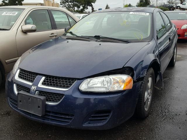 1B3EL46J15N519137 - 2005 DODGE STRATUS SX BLUE photo 2