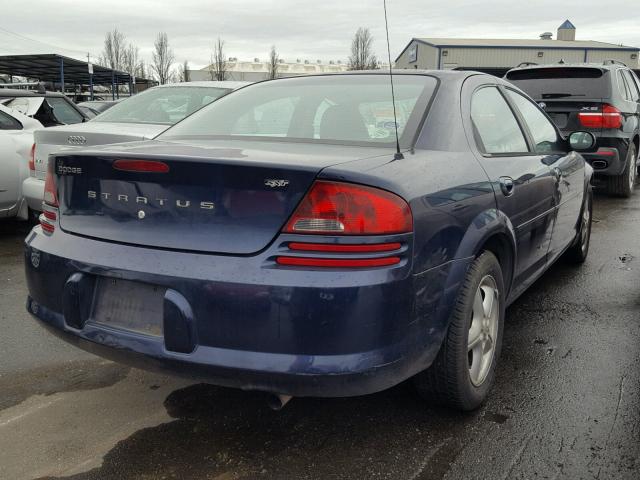 1B3EL46J15N519137 - 2005 DODGE STRATUS SX BLUE photo 4