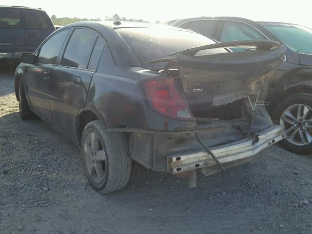 1G8AL55F27Z151668 - 2007 SATURN ION LEVEL BLACK photo 3