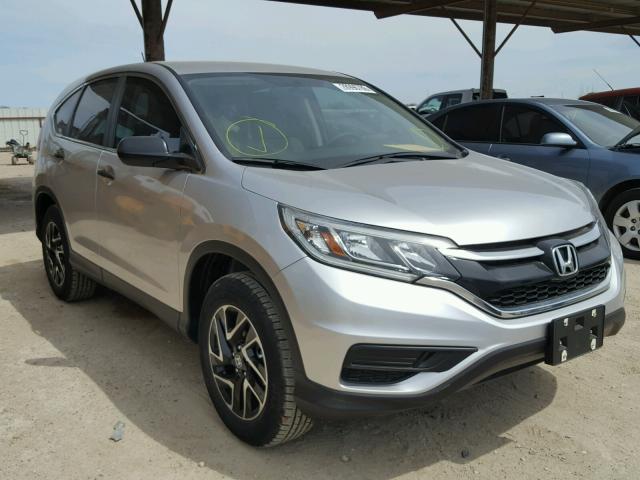 2HKRM3H47GH537207 - 2016 HONDA CR-V SE SILVER photo 1