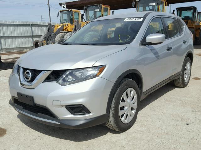 5N1AT2MV3GC777077 - 2016 NISSAN ROGUE S SILVER photo 2