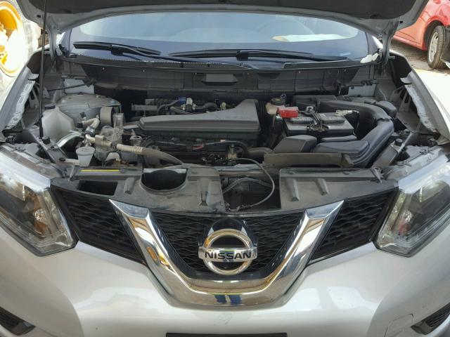 5N1AT2MV3GC777077 - 2016 NISSAN ROGUE S SILVER photo 7