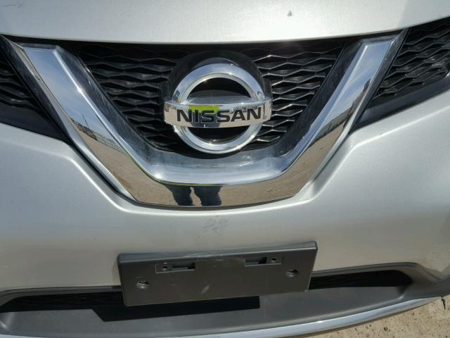 5N1AT2MV3GC777077 - 2016 NISSAN ROGUE S SILVER photo 9