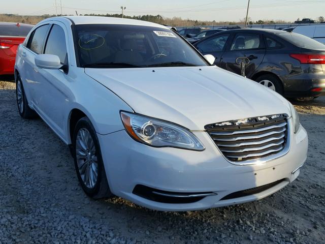 1C3CCBAB4CN149569 - 2012 CHRYSLER 200 LX WHITE photo 1