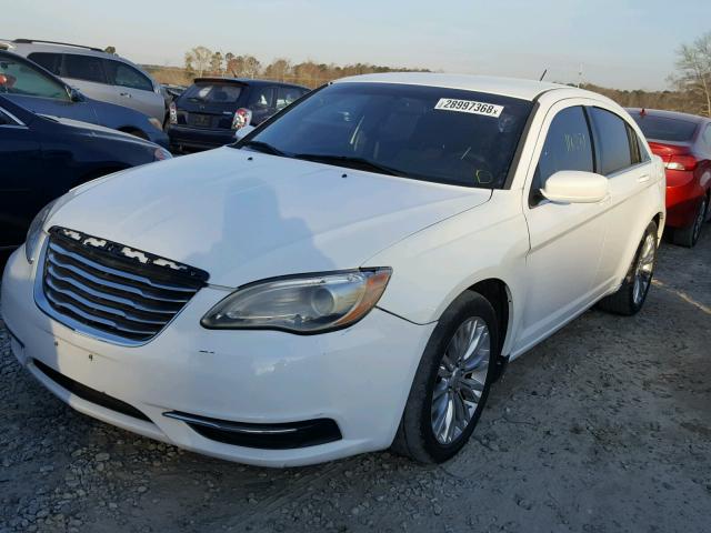 1C3CCBAB4CN149569 - 2012 CHRYSLER 200 LX WHITE photo 2