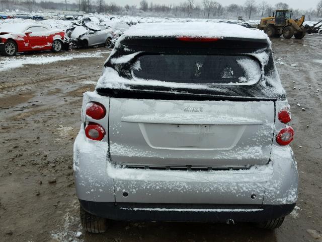 WMEEK31X29K213399 - 2009 SMART FORTWO PAS 银色 照片 6