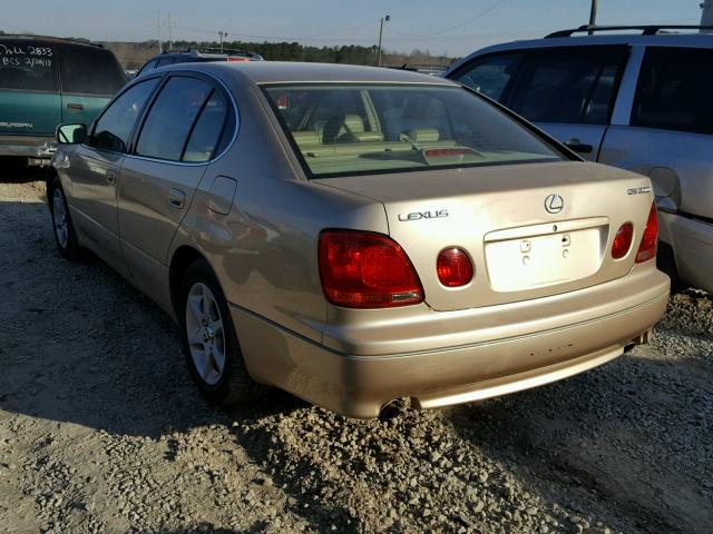 JT8BD69SX30175461 - 2003 LEXUS GS 300 GOLD photo 3