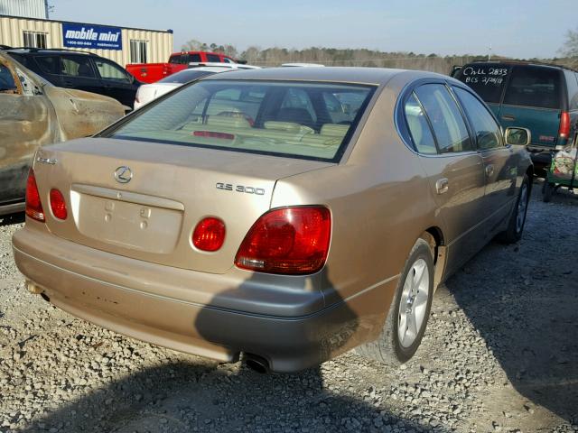 JT8BD69SX30175461 - 2003 LEXUS GS 300 GOLD photo 4