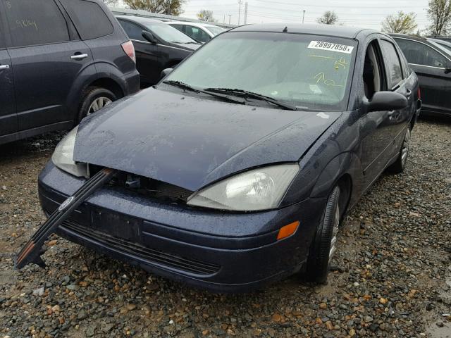 1FAFP33P32W244229 - 2002 FORD FOCUS LX BLUE photo 2