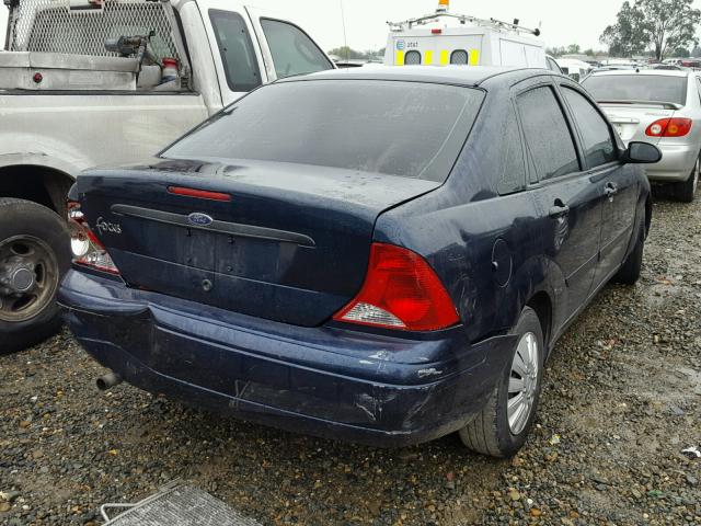 1FAFP33P32W244229 - 2002 FORD FOCUS LX BLUE photo 4