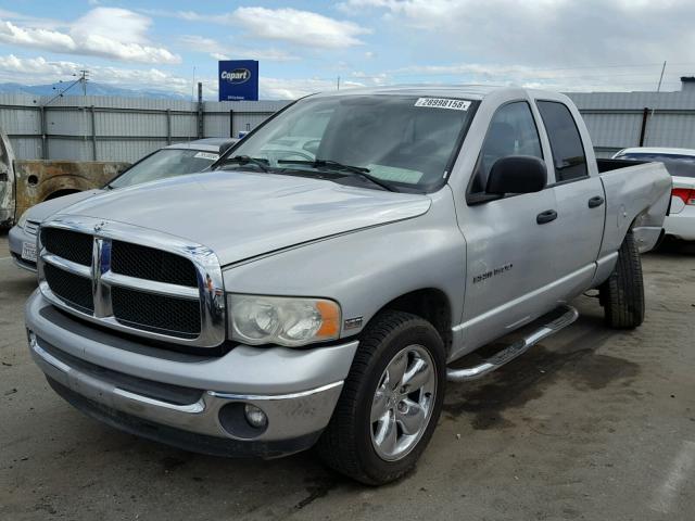 1D7HA18D35S215483 - 2005 DODGE RAM 1500 S SILVER photo 2