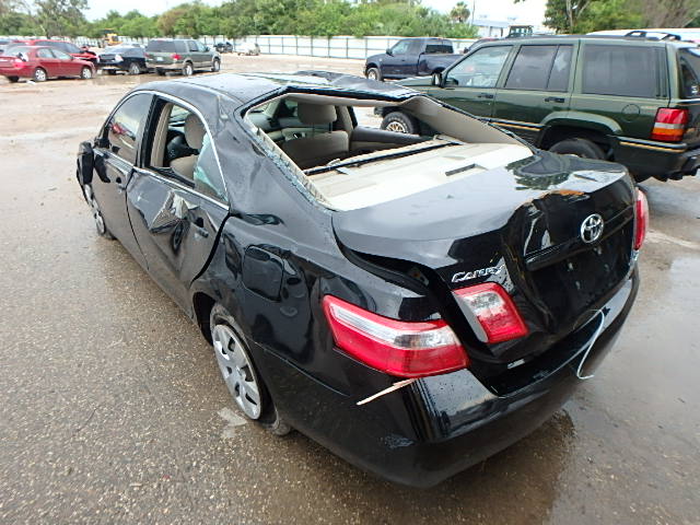 4T1BE46K88U765970 - 2008 TOYOTA CAMRY CE BLACK photo 3