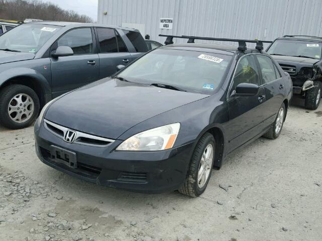 1HGCM56867A061502 - 2007 HONDA ACCORD EX BLACK photo 2