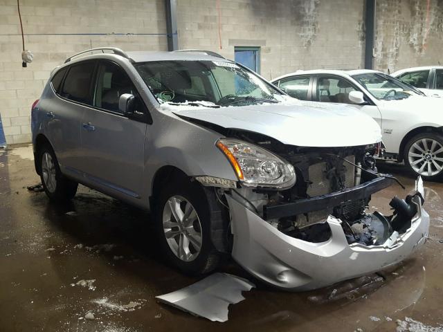 JN8AS5MV6CW391405 - 2012 NISSAN ROGUE S SILVER photo 1