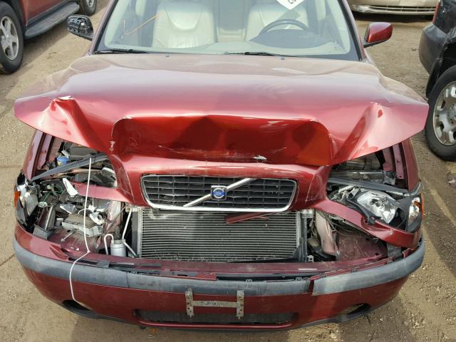 YV1RS61T542340617 - 2004 VOLVO S60 RED photo 7