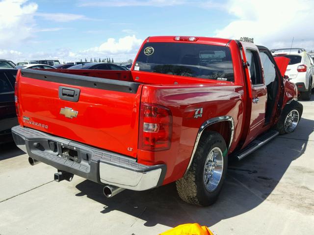 3GCPKSE34BG189127 - 2011 CHEVROLET SILVERADO RED photo 4