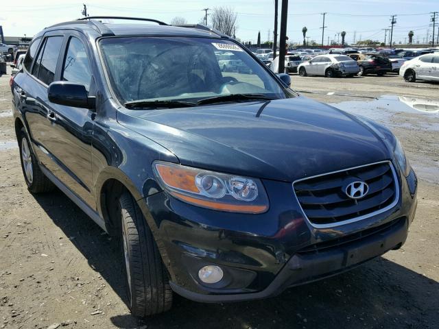 5NMSH4AG7AH357634 - 2010 HYUNDAI SANTA FE S BLUE photo 1