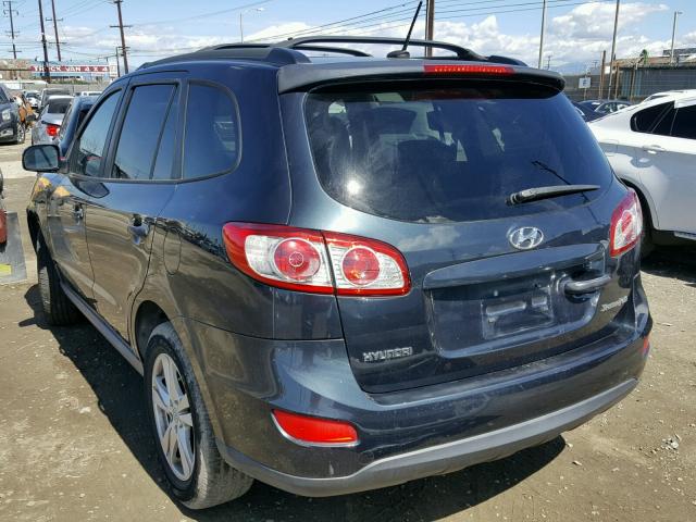 5NMSH4AG7AH357634 - 2010 HYUNDAI SANTA FE S BLUE photo 3