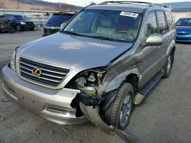 JTJBT20X740034271 - 2004 LEXUS GX 470 GOLD photo 2