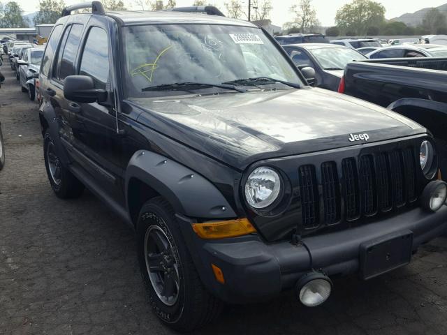 1J4GL38K76W238974 - 2006 JEEP LIBERTY RE BLACK photo 1