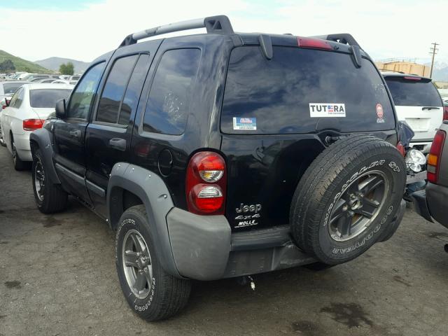 1J4GL38K76W238974 - 2006 JEEP LIBERTY RE BLACK photo 3