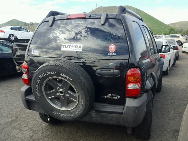 1J4GL38K76W238974 - 2006 JEEP LIBERTY RE BLACK photo 4