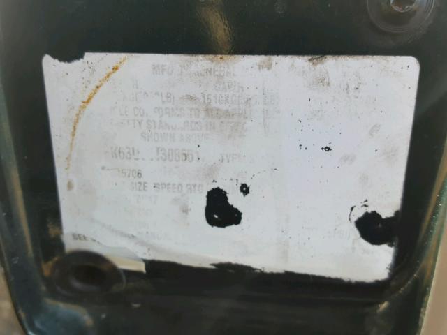 1GKEK63U63J308651 - 2003 GMC YUKON DENA GREEN photo 10