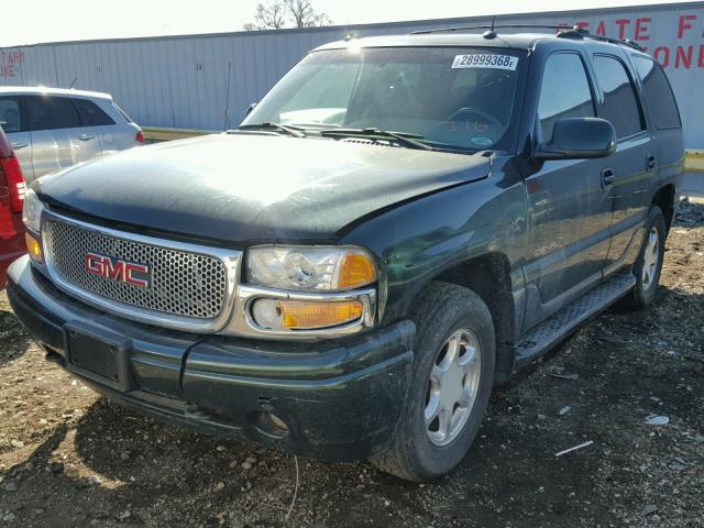 1GKEK63U63J308651 - 2003 GMC YUKON DENA GREEN photo 2