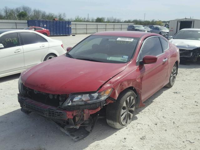 1HGCT1B32FA010017 - 2015 HONDA ACCORD LX- RED photo 2