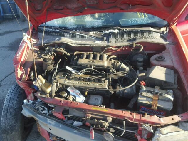 JN1EB31P9PU204220 - 1993 NISSAN SENTRA E RED photo 7