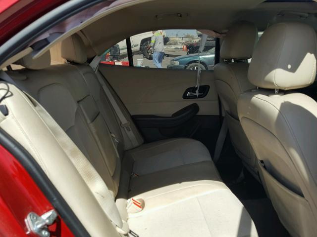 1G11D5RR0DF103065 - 2013 CHEVROLET MALIBU 1LT 红色 照片 6
