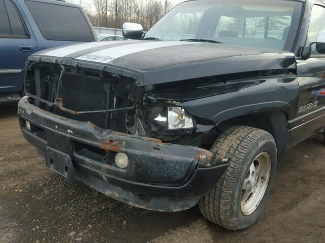 1B7HC16Z5VS273047 - 1997 DODGE RAM 1500 BLACK photo 9