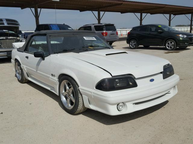 1FACP45E1LF171786 - 1990 FORD MUSTANG GT WHITE photo 1