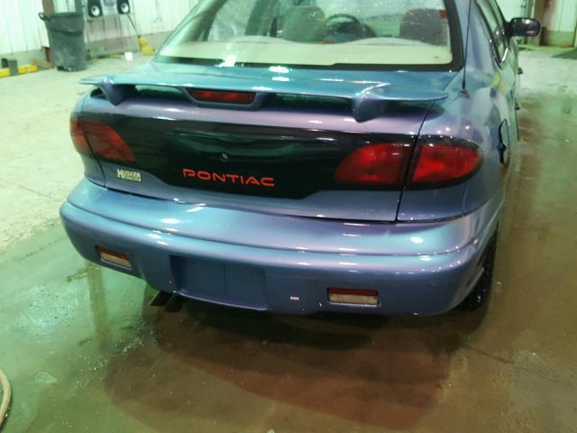 1G2JB5246X7524531 - 1999 PONTIAC SUNFIRE SE BLUE photo 9