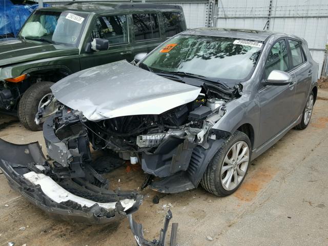 JM1BL1H59A1229164 - 2010 MAZDA 3 S SILVER photo 2