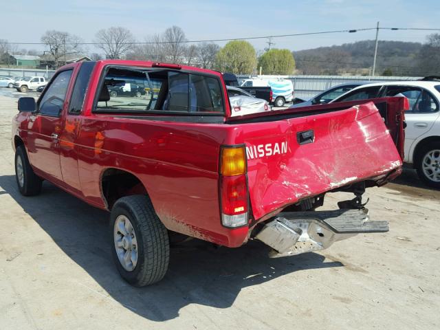 1N6SD16S8TC345255 - 1996 NISSAN TRUCK KING RED photo 3