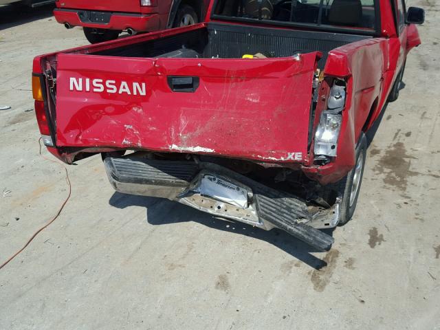 1N6SD16S8TC345255 - 1996 NISSAN TRUCK KING RED photo 9