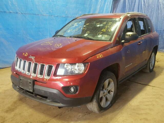 1C4NJDBB0GD756908 - 2016 JEEP COMPASS SP RED photo 2