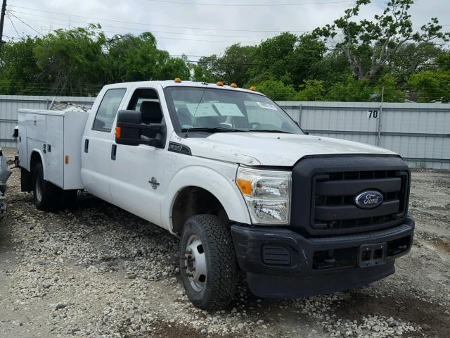 1FD8W3HT4EEB47395 - 2014 FORD F350 SUPER WHITE photo 1