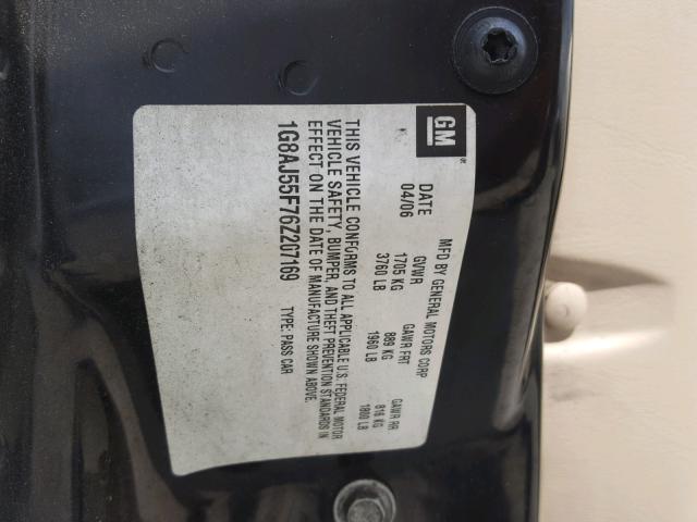 1G8AJ55F76Z207169 - 2006 SATURN ION LEVEL ოქროსფერი ფოტო 10