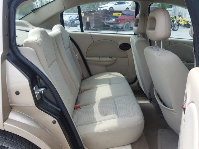 1G8AJ55F76Z207169 - 2006 SATURN ION LEVEL ოქროსფერი ფოტო 6