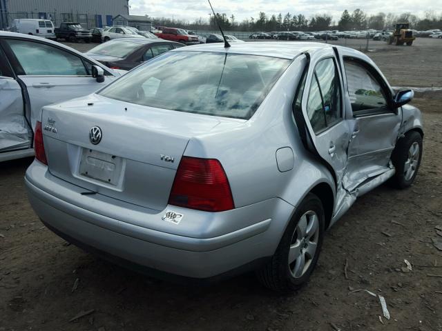 3VWSP69M83M169131 - 2003 VOLKSWAGEN JETTA GLS SILVER photo 4