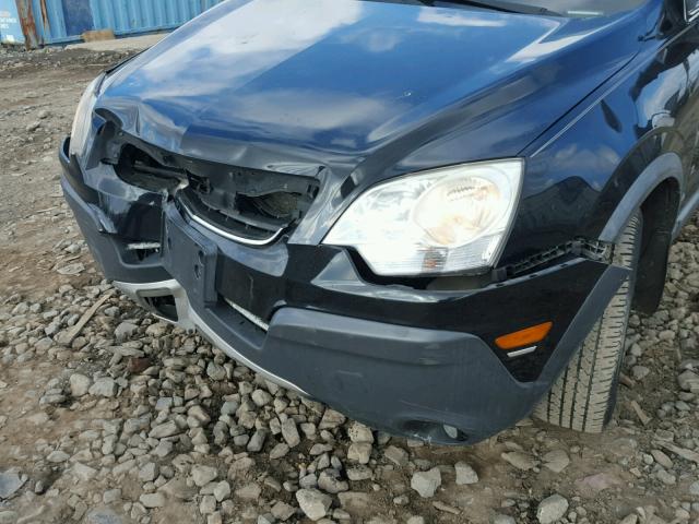 3GSDL43N38S559767 - 2008 SATURN VUE XE BLACK photo 9