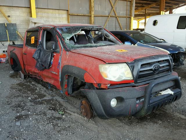 3TMJU62N86M012259 - 2006 TOYOTA TACOMA DOU RED photo 1