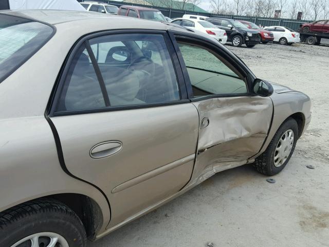 2G4WS52J431125031 - 2003 BUICK CENTURY CU TAN photo 9