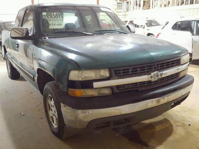 1GCEK19T5YE120412 - 2000 CHEVROLET SILVERADO GREEN photo 1