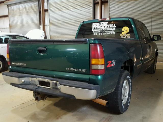 1GCEK19T5YE120412 - 2000 CHEVROLET SILVERADO GREEN photo 4