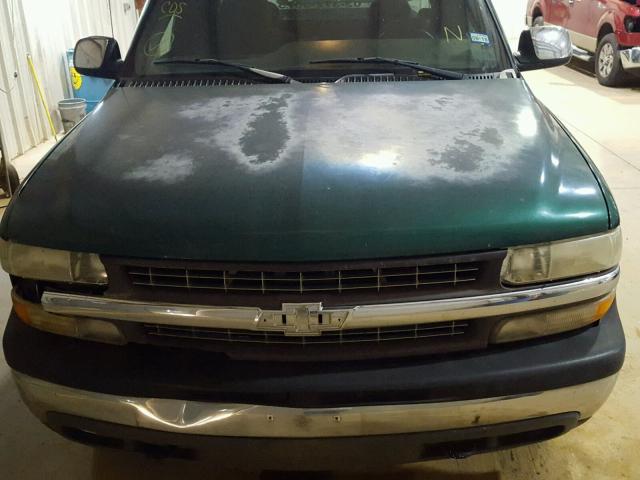 1GCEK19T5YE120412 - 2000 CHEVROLET SILVERADO GREEN photo 7