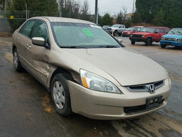 1HGCM56475A027594 - 2005 HONDA ACCORD LX GOLD photo 1